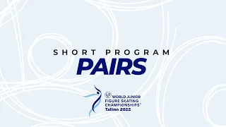 Pairs Short Program | ISU World Junior Figure Skating Championships | Tallinn | #WorldJFigure