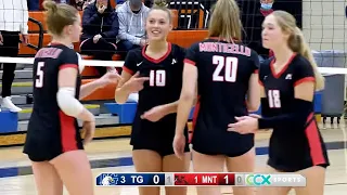 Girls High School Volleyball Totino-Grace vs. Monticello Girls Section Final