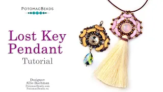 Lost Key Pendant - DIY Jewelry Making Tutorial by PotomacBeads