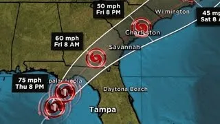 Hermine now hurricane, will hit Florida overnight