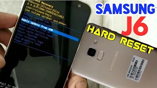 Samsung Galaxy J6 infinity Hard Reset |Easy way