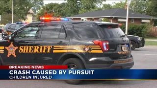 Police: Pursuit results in crash, injures nine children in Franklin Twp.