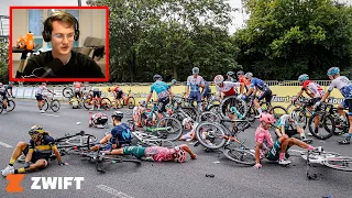 Why Do Dangerous Sprints Keep Happening? | LR & Benji Discuss | Lanterne Rouge x Zwift