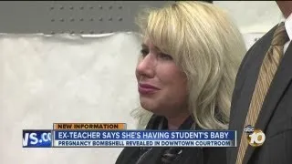 Teacher who admitted to sex with former student is pregnant with his child