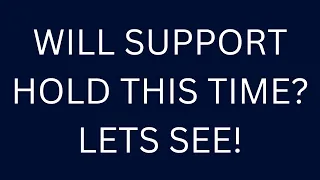 WILL SUPPORT FINALLY HOLD?  // SP500 Nasdaq 100 SPY Stock QQQ IWM Stock Market Analysis