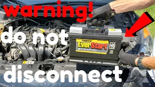 how to replace your car battery  without damage!!!