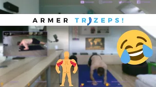 Lappen macht Sascha Huber 10 Minuten Trizeps Workout für Zuhause ohne Geräte - Extrem Effektiv! 💪🏼