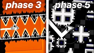 All "Battle of The Shades" Phases in One Video — 4K Geometry Dash