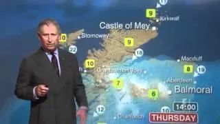 Prince Charles moonlights as weatherman