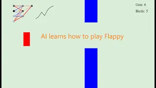 AI learns to play Flappy Bird