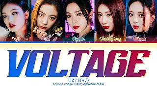 ITZY Voltage Lyrics (Color Coded Lyrics)