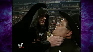 "JR" Jim Ross Interviews The Undertaker w/ Paul Bearer (Ministry Cloak Attire Last Used) 6/20/99