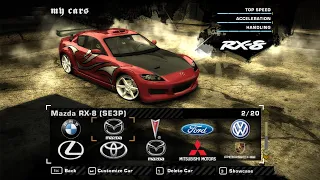 Need for Speed: Most Wanted — Mazda RX-8 (SE3P) (Mia)