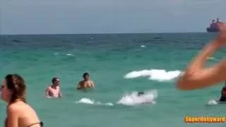 SHARK PRANK!!! Fort Lauderdale Beach  - 2015 Attacks