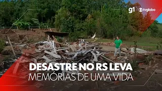 Desastre no RS leva memórias de uma vida #g1 #JN #notícias