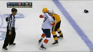 (Fight) Colton Sceviour vs Zach Aston-Reese 1/8/19