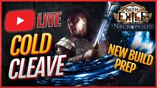 🔴COLD RAGE Cleave Berserker - New Build PREP! | Path of Exile 3.24