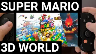 Emulating Super Mario 3D World with Yuzu - Galaxy S23 | Snapdragon 8 Gen 2 Adreno 740 GPU Emulation