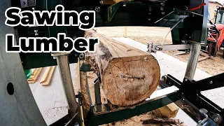 Sawing Lumber to Finish Our Shed