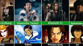 Avatar Netflix live action VS Avatar Anime : Characters Comparison