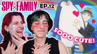 OOTING WITH PENGUINS!!! SPY X FAMILY Episode 12 REACTION / Penguin Park