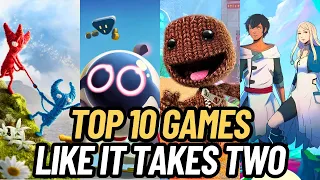 TOP 10 BEST GAMES LIKE IT TAKES TWO | TWO PLAYER GAME MUST PLAY