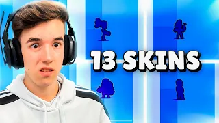 COMPRO 13 SKINS A LA VEZ EN LA TIENDA de BRAWL STARS