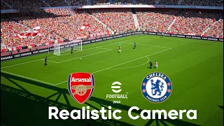 eFootball™ 2024 - Realistic Camera | Arsenal vs Chelsea | PC