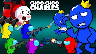 어몽어스 & BABY CHOO CHOO CHARLES vs BLUE (Rainbow Friends) | Among Us COLLECTION | AMONG US ANIMATION