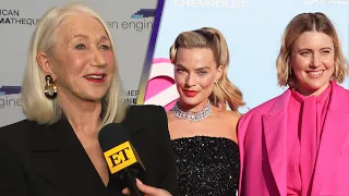 Helen Mirren REACTS to Margot Robbie and Greta Gerwig's Barbie Oscar Snubs (Exclusive)