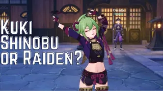 Raiden Shogun vs Kuki Shinobu | Who is BEST in hyperbloom?