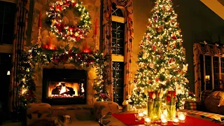 2 Hours of Classic Christmas Fireplace Music 🎅🏼 Christmas Songs Playlist 🎄 Merry Christmas 2023