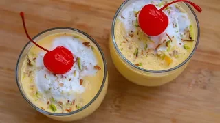 Mango Mastani Recipe | Mango Milkshake With Ice Cream Recipe | Mango Dessert Recipe