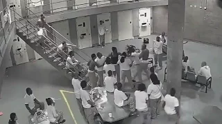 Jail Brawl Injuring 10 [CAUGHT ON CAMERA]