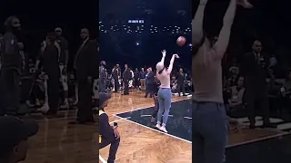 Blindfolded Free Throw Surprise Proposal 💍