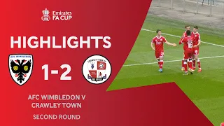 Nadesan & Watters Stun The Dons | AFC Wimbledon 1-2 Crawley Town | Emirates FA Cup 2020-21