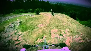 Yeka Yeehaw! Riding the rock cliff behind Meganagna, Addis. April 2015