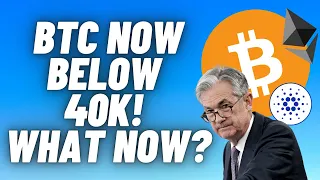 Bitcoin Loses 40k More Downside To Come This Week? EU Passes Law To Censor Content On All Platforms?