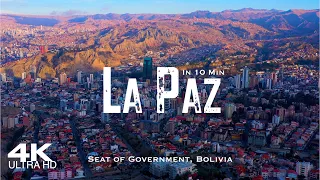 LA PAZ 2024 🇧🇴 Drone Aerial 4K | Drones BOLIVIA