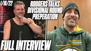 Aaron Rodgers Talks Preparing for 49ers, Sub Zero Temperatures | The Pat McAfee Show