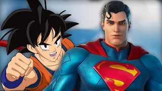 Goku vs Superman. Epic Rap Battles of History [Fortnite Edition]