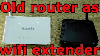 Use your old router as WIFI extender (with simple steps)