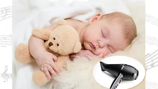 White noise hair dryer noise make baby sleep