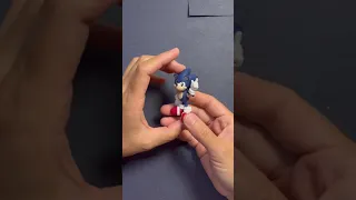 Making Classic Sonic with Polymer Clay #sonic #thehedgehog #claysonic #polymerclay #claytutorial