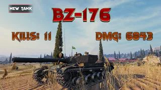 BZ-176 Heavy Tank 8 lvl - 11 kills, 6.8 k damage - World of Tanks