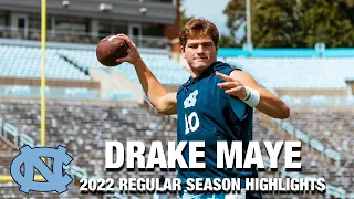 Drake Maye 2022 Regular Season Highlights | North Carolina QB