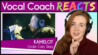 Vocal Coach reacts to Kamelot - Under Grey Skies ft. Charlotte Wessels (Tommy Karevik Live)