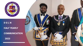 FREEMASONRY IN NIGERIA (  DGLN EC ANNUAL COMMUNICATION 2023)