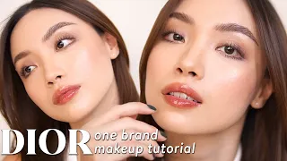 one brand makeup tutorial DIOR !! cobain semua yang viral! beneran worth the hype?! 🧐