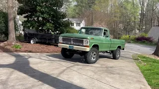 1972 F100 4X4 3.5 Ecoboost Swap with 6R80 6 Speed Transmission & Transfer Case